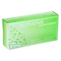 Перчатки виниловые неопудренные L (50 пар)