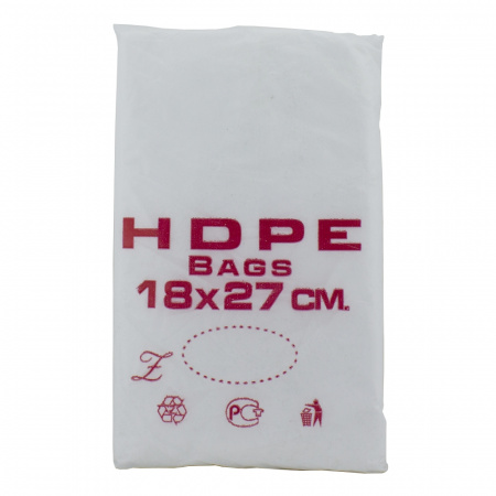 Пакет фасовочный HDPE 18х27 10 мкм